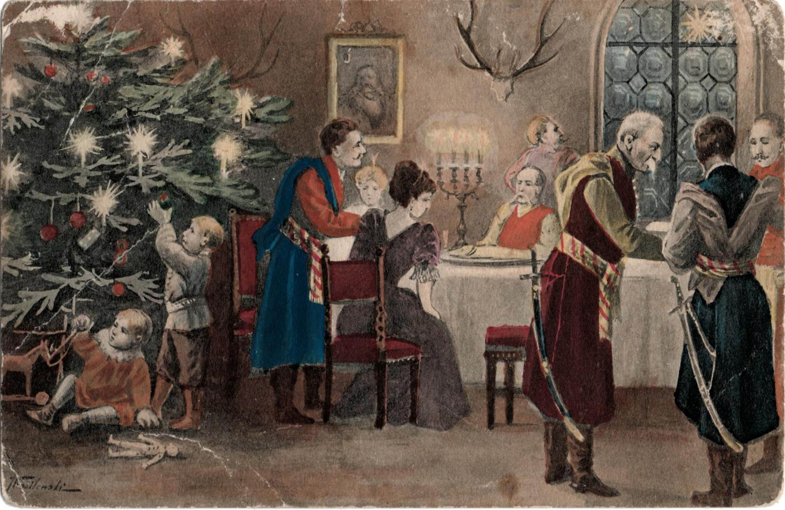 Рождество в Польше старые картинки świąt